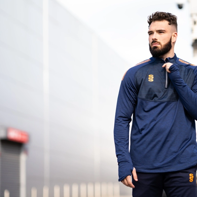 1/4 Zip Dual Performance Top : Navy