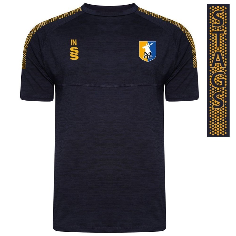 Dual Gym T-shirt : Navy Melange